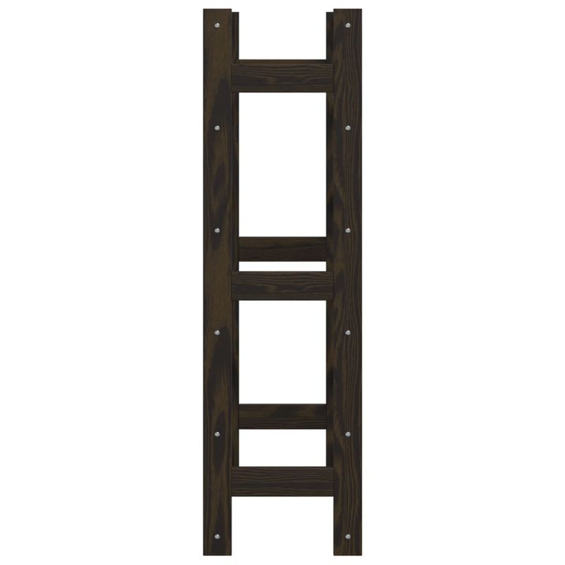 Casa si Gradina - Bucatarie si vesela - Accesorii bar - Carafe si decantoare - Suport sticle de vin, 30 sticle, negru, lemn masiv de pin - Infinity.ro