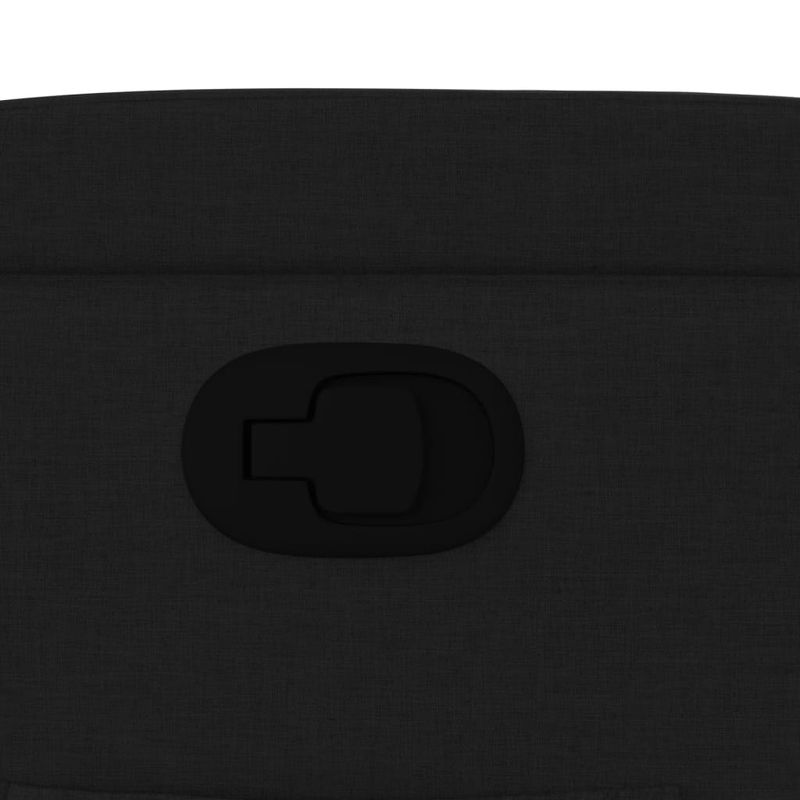 Casa si Gradina - Mobilier - Scaune si fotolii - Fotolii - Fotoliu rabatabil cu ridicare pe verticala, negru, textil - Infinity.ro