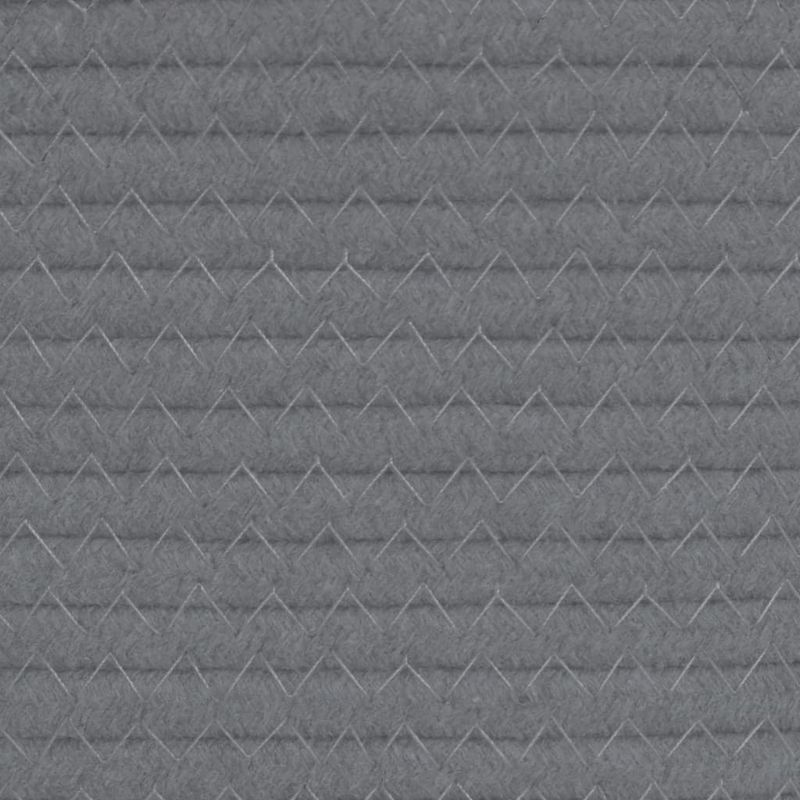 Market - Spalare si intretinere rufe - Uscatoare de rufe si accesorii - Cos de rufe, gri și alb, diametru 60x36 cm, bumbac - Infinity.ro