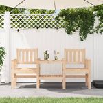 Casa si Gradina - Gradina si terasa - Mobilier exterior - Bancute de gradina - Banca de gradina cu masa 2 locuri, lemn masiv de pin - Infinity.ro