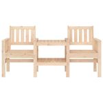 Casa si Gradina - Gradina si terasa - Mobilier exterior - Bancute de gradina - Banca de gradina cu masa 2 locuri, lemn masiv de pin - Infinity.ro
