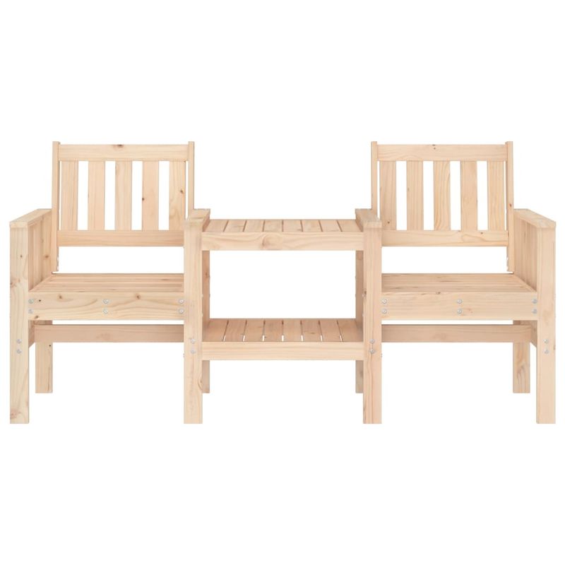 Casa si Gradina - Gradina si terasa - Mobilier exterior - Bancute de gradina - Banca de gradina cu masa 2 locuri, lemn masiv de pin - Infinity.ro