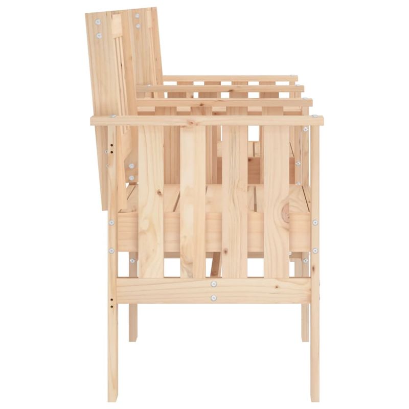 Casa si Gradina - Gradina si terasa - Mobilier exterior - Bancute de gradina - Banca de gradina cu masa 2 locuri, lemn masiv de pin - Infinity.ro