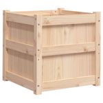 Casa si Gradina - Gradinarit si plante - Plante si ghivece - Ghivece si suporturi - Jardiniere de gradina, 50x50x50 cm, lemn masiv de pin - Infinity.ro