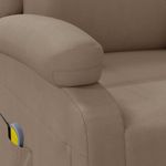 Ingrijire personala si Cosmetice - Sanatate si wellness - Articole wellness - Fotolii de masaj - Fotoliu de masaj rabatabil, cappuccino, piele ecologica - Infinity.ro