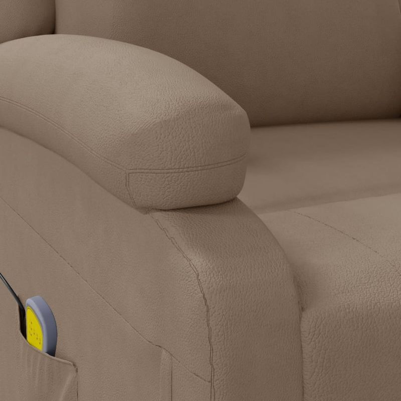 Ingrijire personala si Cosmetice - Sanatate si wellness - Articole wellness - Fotolii de masaj - Fotoliu de masaj rabatabil, cappuccino, piele ecologica - Infinity.ro