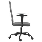 Casa si Gradina - Mobilier - Scaune si fotolii - Scaune - Scaun birou reglabil in inaltime, gri, piele artificiala/plasa - Infinity.ro