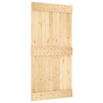 Casa si Gradina/Constructii/Usi interior, exterior si garaj/Usi interior - Usa glisanta cu set feronerie, 100x210 cm, lemn masiv de pin - Infinity.ro