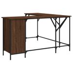 Casa si Gradina - Mobilier - Mese si birouri - Birouri - Birou, stejar maro, 141x141x75 cm, lemn prelucrat - Infinity.ro
