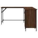 Casa si Gradina - Mobilier - Mese si birouri - Birouri - Birou, stejar maro, 141x141x75 cm, lemn prelucrat - Infinity.ro