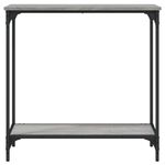 Casa si Gradina - Mobilier - Comode si corpuri - Console - Masa consola, gri sonoma, 75x30,5x75 cm, lemn prelucrat - Infinity.ro