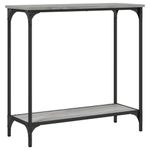 Casa si Gradina - Mobilier - Comode si corpuri - Console - Masa consola, gri sonoma, 75x30,5x75 cm, lemn prelucrat - Infinity.ro