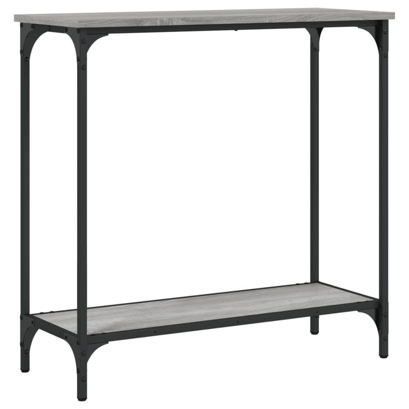 Casa si Gradina - Mobilier - Comode si corpuri - Console - Masa consola, gri sonoma, 75x30,5x75 cm, lemn prelucrat - Infinity.ro