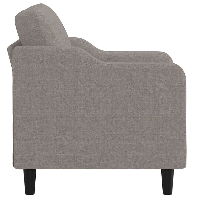 Casa si Gradina - Mobilier - Scaune si fotolii - Fotolii - Fotoliu canapea, gri taupe, 60 cm, material textil - Infinity.ro