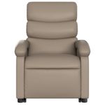 Casa si Gradina - Mobilier - Scaune si fotolii - Fotolii - Fotoliu rabatabil electric cu ridicare, cappuccino - Infinity.ro