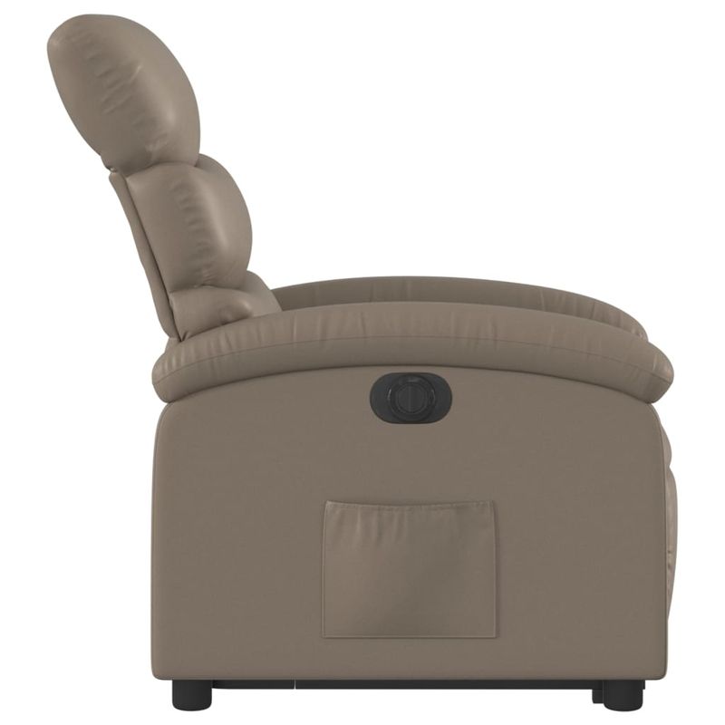 Casa si Gradina - Mobilier - Scaune si fotolii - Fotolii - Fotoliu rabatabil electric cu ridicare, cappuccino - Infinity.ro