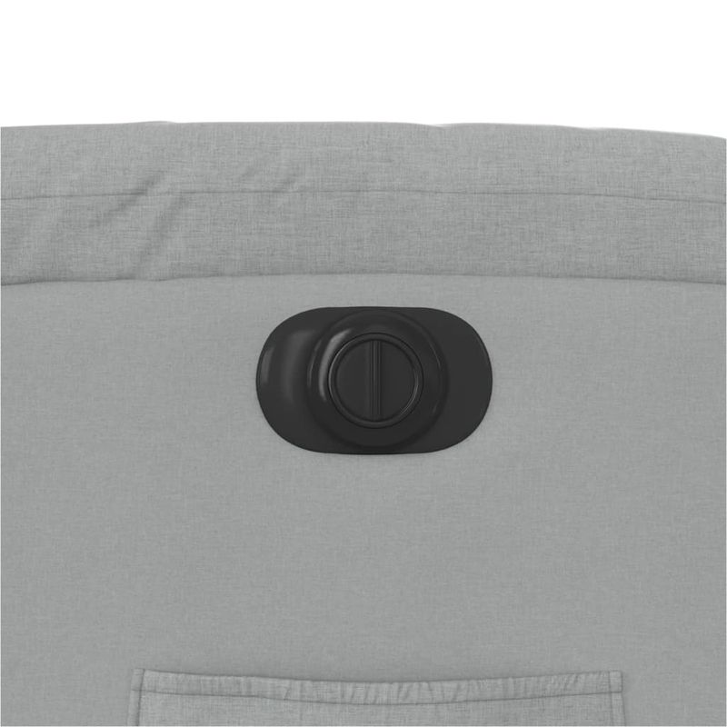 Casa si Gradina - Mobilier - Scaune si fotolii - Fotolii - Fotoliu rabatabil electric, gri deschis, textil - Infinity.ro
