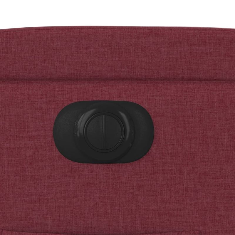 Casa si Gradina - Mobilier - Scaune si fotolii - Fotolii - Fotoliu rabatabil electric, rosu vin, material textil - Infinity.ro