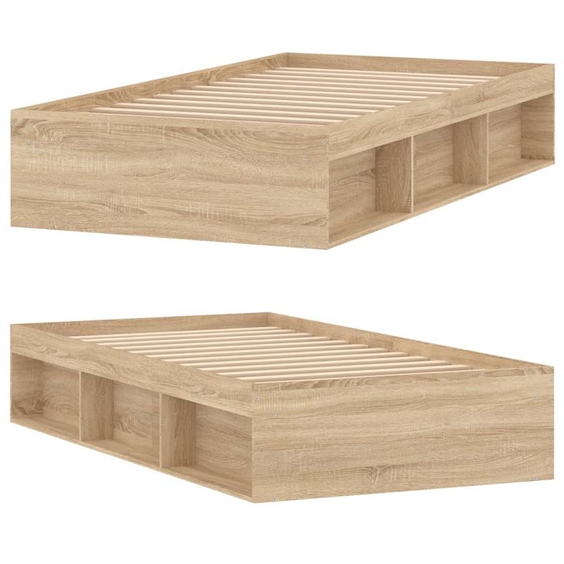 Casa si Gradina - Mobilier - Paturi si accesorii - Paturi - Cadru pat, stejar sonoma, 90x200 cm - Infinity.ro