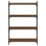 Casa si Gradina - Mobilier - Biblioteci si rafturi - Biblioteci - Biblioteca 4 niveluri, stejar maro 80x30x120 cm, lemn prelucrat - Infinity.ro