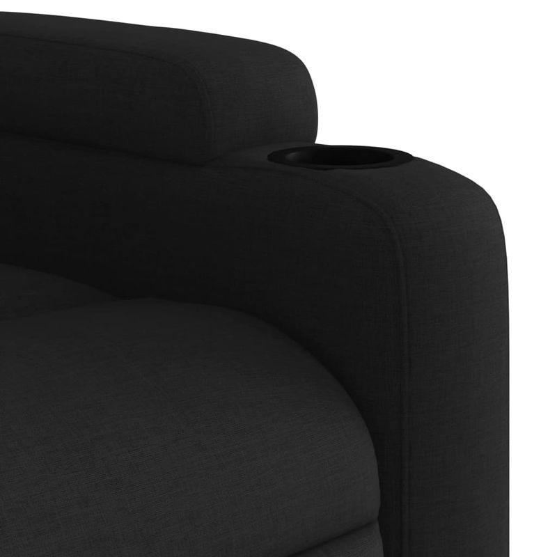 Ingrijire personala si Cosmetice - Sanatate si wellness - Articole wellness - Fotolii de masaj - Fotoliu electric de masaj rabatabil, negru, textil - Infinity.ro