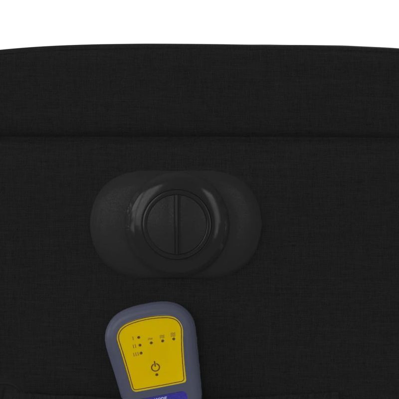 Ingrijire personala si Cosmetice - Sanatate si wellness - Articole wellness - Fotolii de masaj - Fotoliu electric de masaj rabatabil, negru, textil - Infinity.ro
