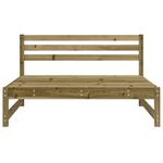 Casa si Gradina - Gradina si terasa - Mobilier exterior - Canapele si fotolii gradina - Canapele de mijloc gradina 2 buc. 120x80cm lemn pin impregnat - Infinity.ro