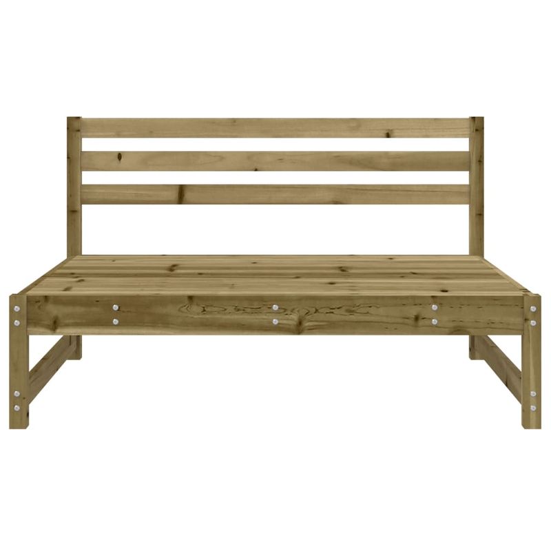 Casa si Gradina - Gradina si terasa - Mobilier exterior - Canapele si fotolii gradina - Canapele de mijloc gradina 2 buc. 120x80cm lemn pin impregnat - Infinity.ro
