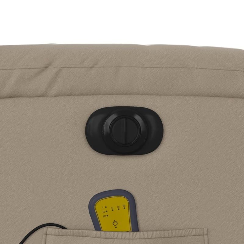 Ingrijire personala si Cosmetice - Sanatate si wellness - Articole wellness - Fotolii de masaj - Fotoliu electric masaj rabatabil, cappuccino, piele ecologica - Infinity.ro