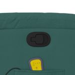 Casa si Gradina - Mobilier - Scaune si fotolii - Fotolii - Fotoliu rabatabil de masaj, cu ridicare, verde inchis, textil - Infinity.ro