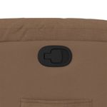 Casa si Gradina - Mobilier - Scaune si fotolii - Fotolii - Fotoliu rabatabil cu ridicare pe verticala, maro, textil - Infinity.ro