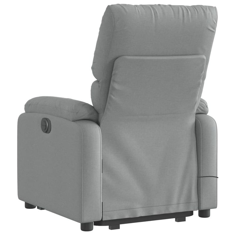 Ingrijire personala si Cosmetice - Sanatate si wellness - Articole wellness - Fotolii de masaj - Fotoliu electric masaj rabatabil cu ridicare, gri inchis textil - Infinity.ro