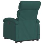 Ingrijire personala si Cosmetice - Sanatate si wellness - Articole wellness - Fotolii de masaj - Fotoliu electric masaj rabatabil / ridicare verde inchis textil - Infinity.ro