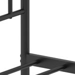 Casa si Gradina - Mobilier - Paturi si accesorii - Paturi - Cadru de pat metalic cu tablie, negru, 140x200 cm - Infinity.ro