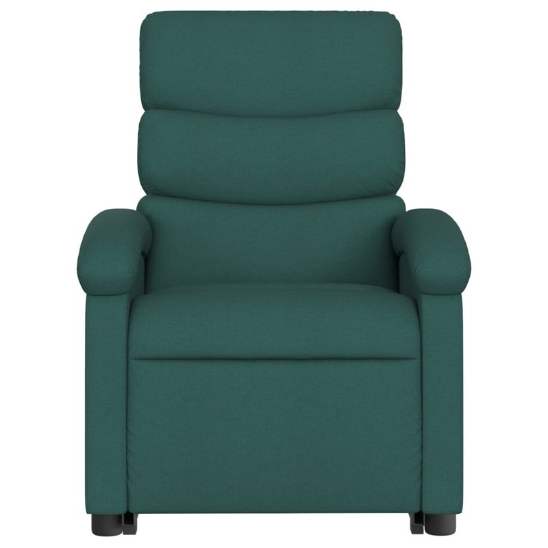 Ingrijire personala si Cosmetice - Sanatate si wellness - Articole wellness - Fotolii de masaj - Fotoliu electric masaj rabatabil / ridicare verde inchis textil - Infinity.ro