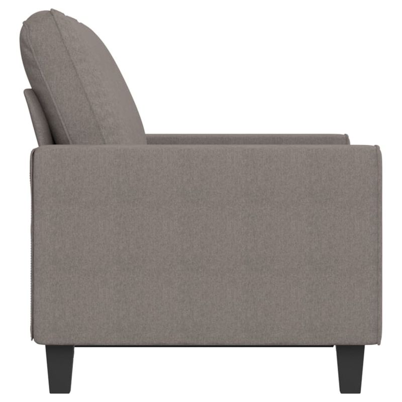 Casa si Gradina - Mobilier - Canapele si coltare - Canapele - Canapea cu 2 locuri, gri taupe, 120 cm, material textil - Infinity.ro