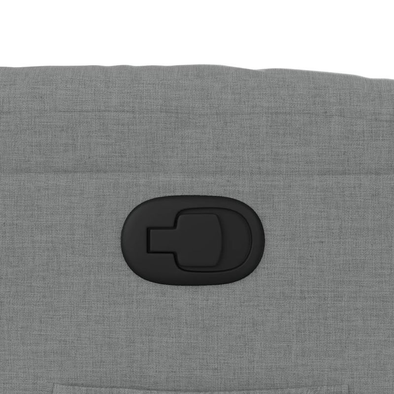 Casa si Gradina - Mobilier - Scaune si fotolii - Fotolii - Fotoliu rabatabil cu ridicare, gri deschis, material textil - Infinity.ro