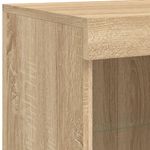 Casa si Gradina - Mobilier - Comode si corpuri - Comode - Servanta cu lumini LED, 3 buc., stejar sonoma, lemn prelucrat - Infinity.ro