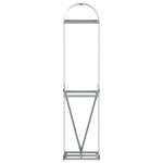 Casa si Gradina - Termice - Sobe, Seminee si accesorii - Accesorii seminee si sobe - Suport pentru busteni, argintiu, 40x45x170 cm, otel galvanizat - Infinity.ro