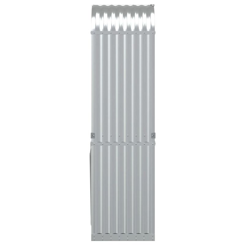 Casa si Gradina - Termice - Sobe, Seminee si accesorii - Accesorii seminee si sobe - Suport pentru busteni, argintiu, 40x45x170 cm, otel galvanizat - Infinity.ro