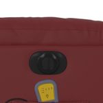 Ingrijire personala si Cosmetice - Sanatate si wellness - Articole wellness - Fotolii de masaj - Fotoliu electric masaj rabatabil cu ridicare, rosu vin - Infinity.ro