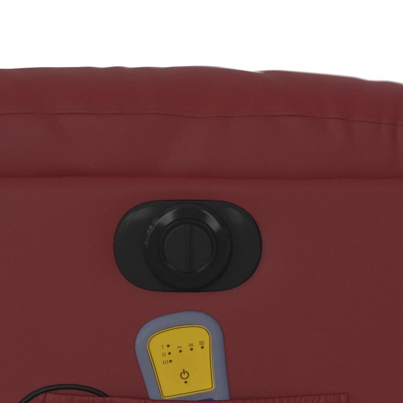 Ingrijire personala si Cosmetice - Sanatate si wellness - Articole wellness - Fotolii de masaj - Fotoliu electric masaj rabatabil cu ridicare, rosu vin - Infinity.ro
