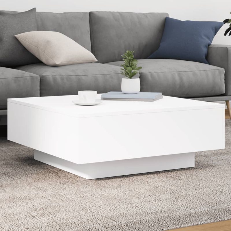 Casa si Gradina - Mobilier - Mese si birouri - Masute de cafea - Masuta de cafea, alb, 80x80x31 cm, PAL - Infinity.ro