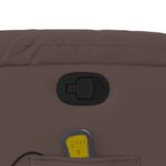 Ingrijire personala si Cosmetice - Sanatate si wellness - Articole wellness - Fotolii de masaj - Fotoliu de masaj rabatabil cu ridicare, maro, piele ecologica - Infinity.ro