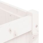 Casa si Gradina - Gradinarit si plante - Plante si ghivece - Ghivece si suporturi - Jardiniera de gradina, alb, 180x50x50 cm, lemn masiv de pin - Infinity.ro