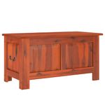 Casa si Gradina - Mobilier - Organizare si depozitare - Cufere si lazi - Cufar de depozitare cu capac, maro, lemn masiv de acacia, mărime 90x45x47 cm - Infinity.ro