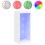 Casa si Gradina - Mobilier - Comode si corpuri - Comode - Servanta cu lumini LED, alb, 41x37x100 cm - Infinity.ro