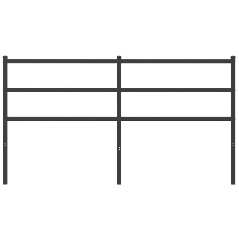 Casa si Gradina - Mobilier - Paturi si accesorii - Accesorii paturi - Tablie de pat metalica, negru, 160 cm - Infinity.ro