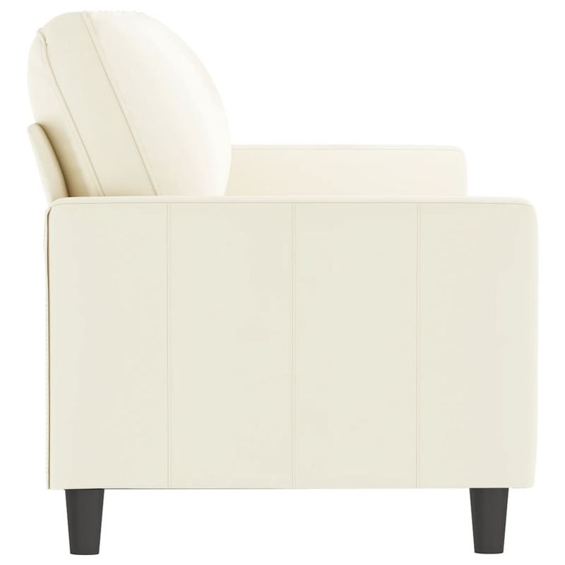 Casa si Gradina - Mobilier - Canapele si coltare - Canapele - Canapea cu 3 locuri, crem, 180 cm, catifea - Infinity.ro