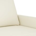 Casa si Gradina - Mobilier - Canapele si coltare - Canapele - Canapea cu 3 locuri, crem, 180 cm, catifea - Infinity.ro